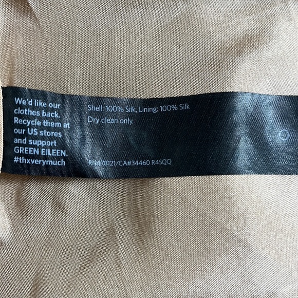 Eileen Fisher Round Neck Shift Silk sequin dress - Picture 13 of 13